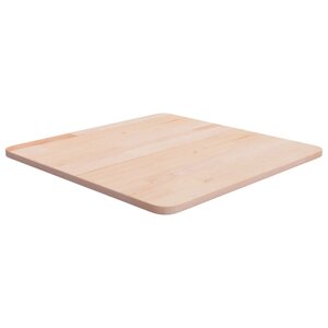vidaXL Dessus de table carré 50x50x1 5 cm Bois chêne massif non traité