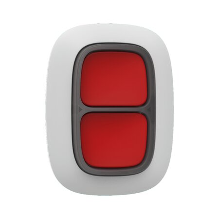 Double bouton d'urgence Blanc pour système d'alarme Ajax