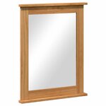 vidaXL Ensemble de mobilier de salle de bain 5 Pièces marron miel