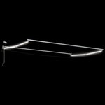vidaXL Auvent rétractable électrique Bleu et Blanc 4 x 2 m