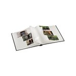 Album photo jumbo 'fine art'  30x30 cm  100 pages blanches  noir hama