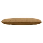 vidaXL Coussin de Dos Marron 120 x 50 cm Tissu en velours côtelé