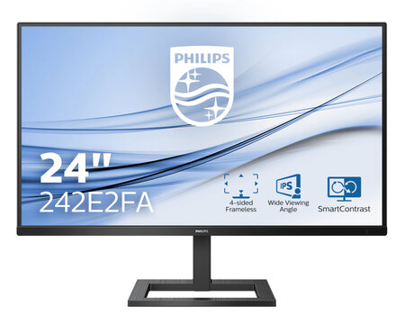 Philips e line 242e2fa/00 écran plat de pc 60 5 cm (23.8") 1920 x 1080 pixels full hd lcd noir