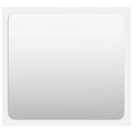 vidaXL Ensemble de meubles de salle de bain Blanc brillant Aggloméré