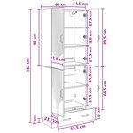 vidaXL Ensemble de Meubles 2 Pièces Bois ancien Bois d'ingénierie