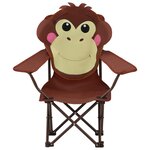 Vidaxl chaises de jardin pour enfants 2 pièces marron tissu