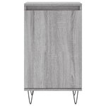 vidaXL Buffets 2 Pièces sonoma gris 40x35x70 cm bois d'ingénierie