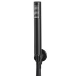 vidaXL Système de douche Acier inoxydable 201 Noir