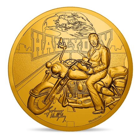 Mini-médaille johnny moto