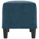 vidaXL Banc Bleu 70x35x41 cm Velours