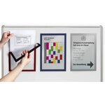 Sachet 5 AFRAME® MAGNETIC A3 argent métallisé DURABLE