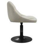 vidaXL Tabouret de bar Crème Velours