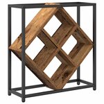 vidaXL Étagère à vin Bois ancien 51 x 18 x 52 5 cm Bois d'ingénierie