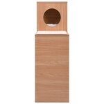 vidaXL Maison de chat avec tapis à gratter en sisal 100 cm