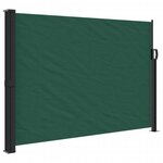 vidaXL Auvent latéral rétractable vert foncé 140x600 cm