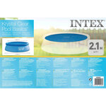 Intex couverture solaire de piscine ronde 244 cm