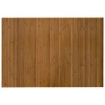 vidaXL Tapis rectangulaire marron 70x100 cm bambou
