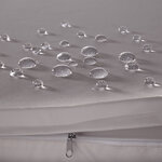 Tectake salon de jardin palma 12 places avec housse de protection  variante 2 - noir/gris