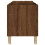vidaXL Armoire à disques chêne marron 84 5x38x48 cm bois d'ingénierie