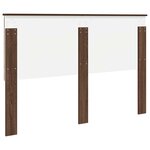 vidaXL Tête de lit Chêne brun 150 cm Bois d'ingénierie