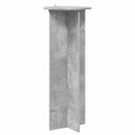 vidaXL Support de Plante 2 pièces Gris béton Ø40 x 100 cm