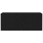 vidaXL Ensemble meuble TV Montage mural Chêne noir 100 x 30 x 41 cm