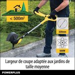Coupe-Bordure électrique 500 W 320 mm Ø