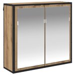 vidaXL Ensemble de mobilier de salle de bain Chêne artisanal