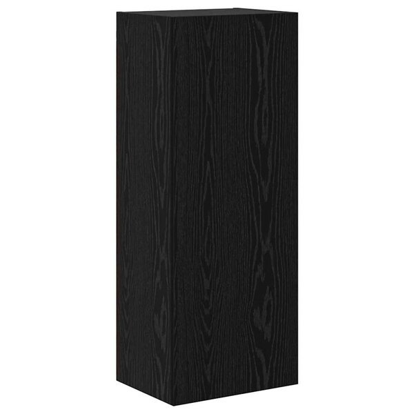 vidaXL Meuble TV mural Chêne noir 40 5 x 30 x 102 cm Bois d'ingénierie