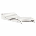 vidaXL Chaise longue blanc 205x80x31 5 cm bois massif de pin
