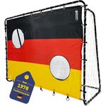 Best Sporting 11053-11067 - But de football 213 x 152 x 76 cm en noir avec cible de tir "Allemagne"