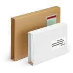 Etui postal carton brun avec fermeture adhésive raja standard 43x31 cm (lot de 25)