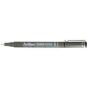 Feutre 'Drawing System' pointe 0,1 mm noir ARTLINE