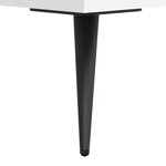 vidaXL Meuble TV blanc 102x36x50 cm bois d'ingénierie