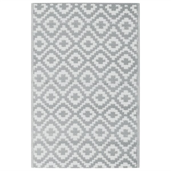vidaXL Tapis d'extérieur Gris 190x290 cm PP