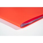 Protège-documents En Polypropylène 5/10e Opak Pochettes Cristal 40 Vues - A4 - Rouge - X 20 - Exacompta