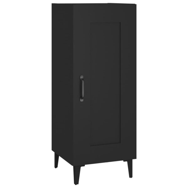 vidaXL Buffet Noir 34 5x34x90 cm Bois d'ingénierie