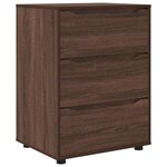 vidaXL Armoire de rangement Chêne brun 60 x 48 x 81 cm