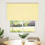 vidaXL Store enrouleur occultant jaune largeur du tissu 131 6 cm