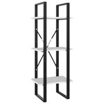 vidaXL Bibliothèque à 5 niveaux Blanc 40x30x175 cm Bois ingénierie