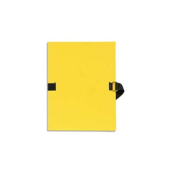 Chemise à dos extensible  A4  carton  jaune EXACOMPTA
