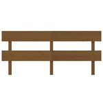 vidaXL Tête de lit Marron miel 204x3x81 cm Bois massif de pin