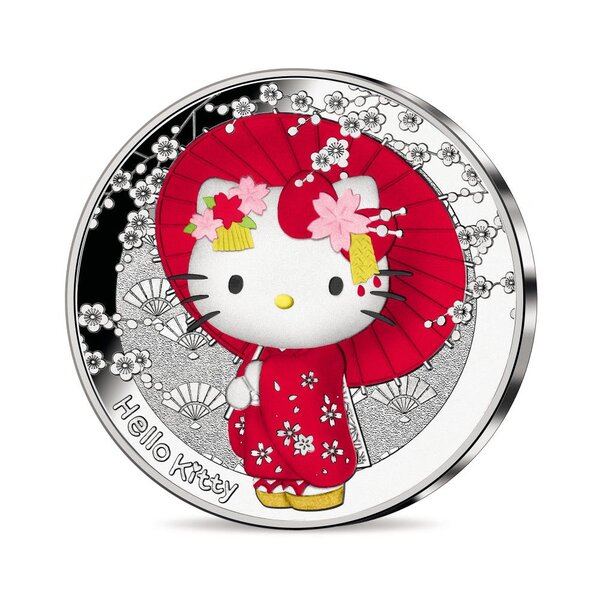 Hello Kitty Monnaie de 10€ Argent - Japon