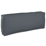 vidaXL Coussin Anthracite 120 x 40 x 12 cm Tissu Oxford