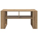 vidaXL Table basse Chêne artisanal 92 x 49 5 x 45 cm Bois d'ingénierie