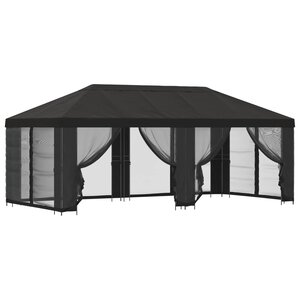 vidaXL Abri de jardin avec parois 6 x 3 m Anthracite