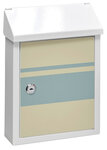 Boîte aux Lettres en Acier Sérigraphié  Smart Graphic E5721-STR  Fente  Blanc
