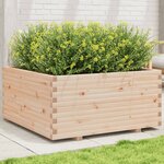 vidaXL Jardinière 100x100x49 5 cm bois de pin massif