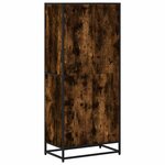 vidaXL Bibliothèque chêne fumé 60x35x139 cm bois d'ingénierie