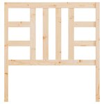 vidaXL Tête de lit 81x4x100 cm Bois massif de pin